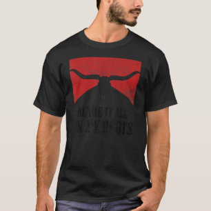 T-shirt Taureau vintage Pays de l'Ouest Blâmer tout sur