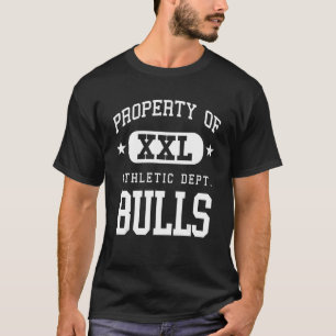 T-shirt Taureaux XXL Propriété de l'école d'athlétisme