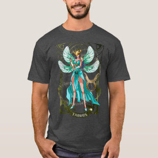 T-shirt Taurus Anime Anniversaire Fées Taurus