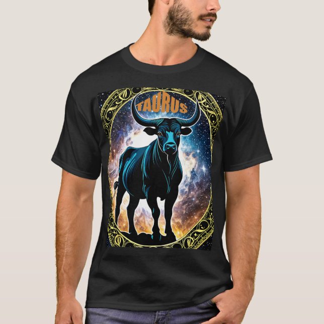 T-shirt Taurus astrologie Zodiak (Devant)
