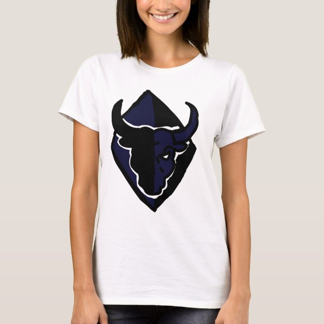 T-shirt Taurus Bull Zodiac T‑Shirt – Minimal Astrology  (Devant)