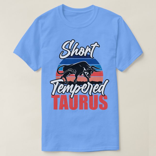 T-shirt Taurus court tempéré (Design devant)