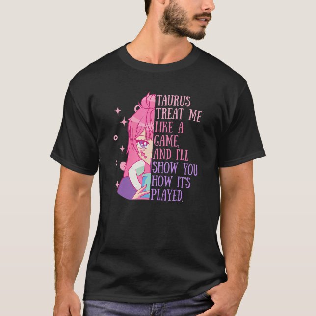 T-shirt Taurus Faits Dire Horoscope Anniversaire (Devant)