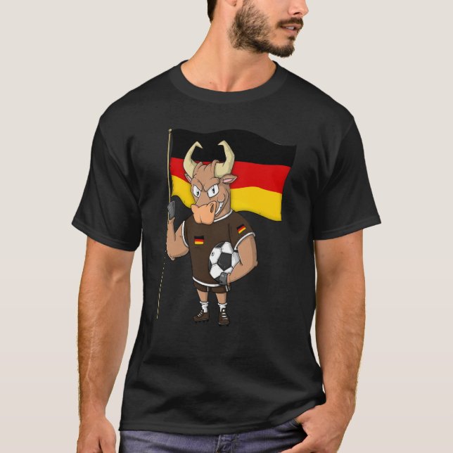 T-shirt Taurus Fan Allemagne (Devant)