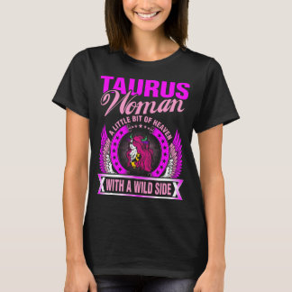 T-shirt Taurus Femme Un Petit Peu Ciel Avec Un Si Sauvage