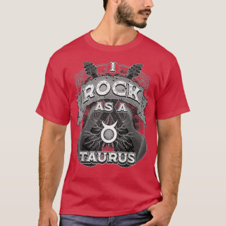 T-shirt Taurus Guitare I Rock As Taurus Zodiac Sign Music