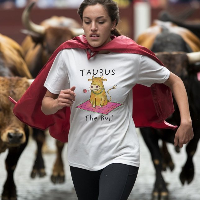T-shirt Taurus la constellation d'étoiles zodiaque Bull (Créateur téléchargé)