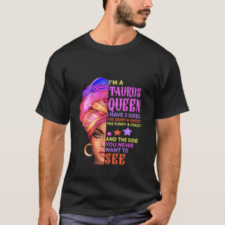 T-shirt Taurus Reine I 3 Côtes Taurus Femme Face Gra