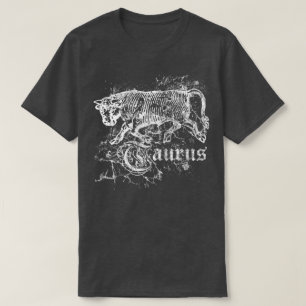 T-shirt Taurus Vintage zodiaque