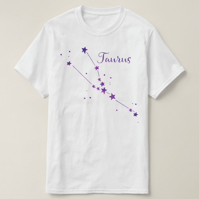T-shirt Taurus Zodiac Constellation (Design devant)