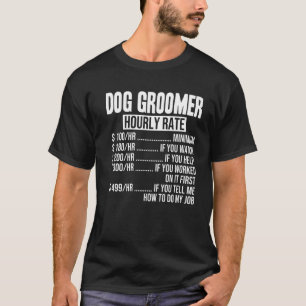 T-shirt Taux horaire du grossiste de chiens