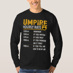 T-shirt Taux horaire du juge-arbitre - Amusant sportif du 