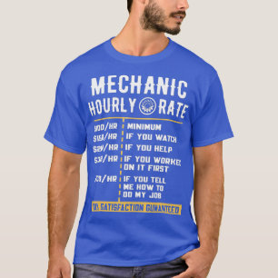 T-shirt Taux horaire mécanique