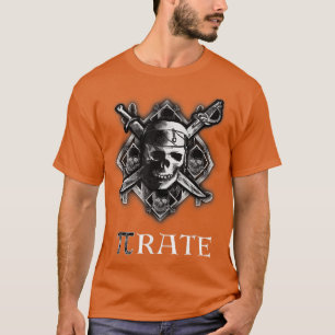 T-shirt Taux PI Pirate Funny Cool Math Geek Nerd Cadeau