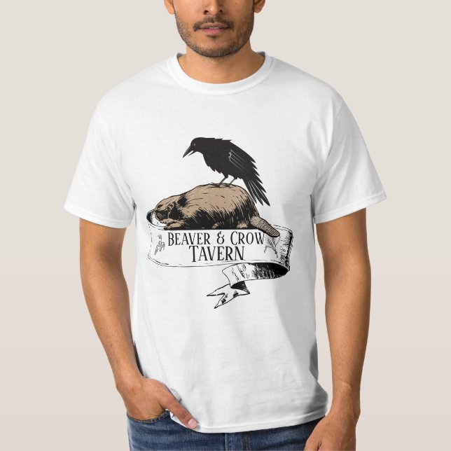 T-shirt Taverne Beaver & Crow (Devant)