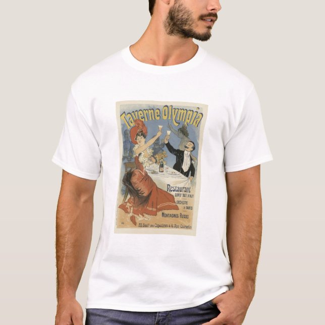 T-shirt Taverne Olympia, Jules Cheret (Devant)