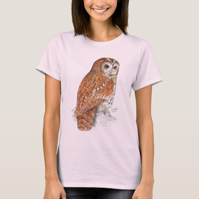 T-shirt Tawny Owl (Devant)