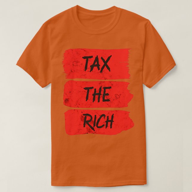 T-shirt Taxes Le Design Brochet Riche (Design devant)