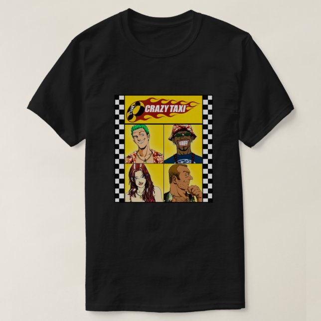 T-shirt Taxi fou  (Design devant)