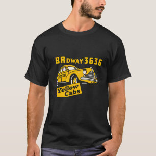 T-shirt Taxi jaune classique