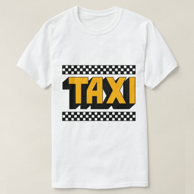 T-shirt Taxi Les années 70 Et Spectacle T V 80S (Design devant)