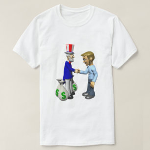 T-shirt Taxpayeur IRS Plaisanterie Humour Fun Oncle Sam Ca