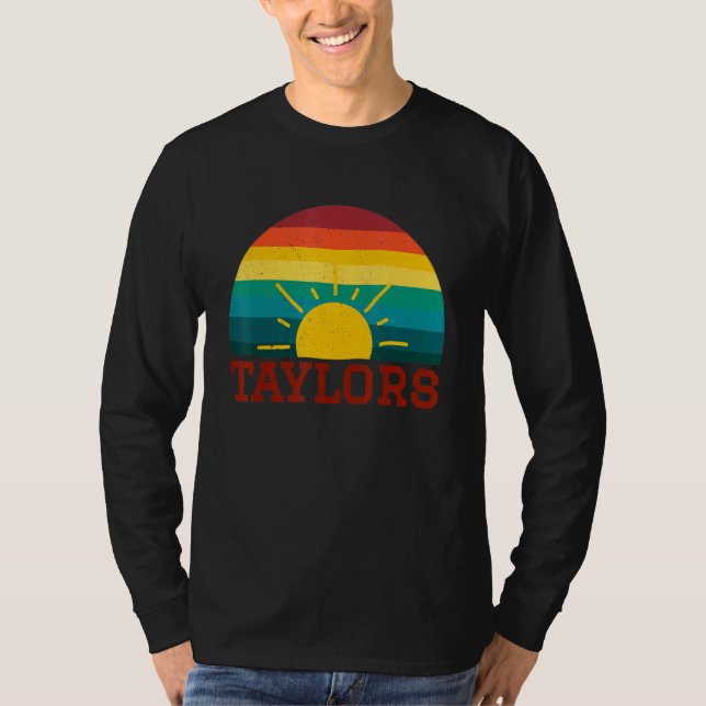 T-shirt Taylors South Carolina Retro Famille Plage vacance (Devant)