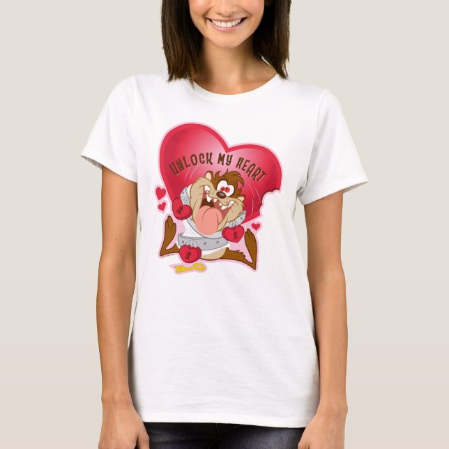T-shirt TAZ™ - Déverrouiller mon coeur (Devant)