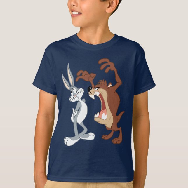 T-shirt TAZ™ et BUGS BUNNY™ Sans Même Ciller - Couleur (Devant)