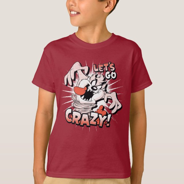 T-shirt TAZ™ "Fous le camp !" Mi-ton (Devant)