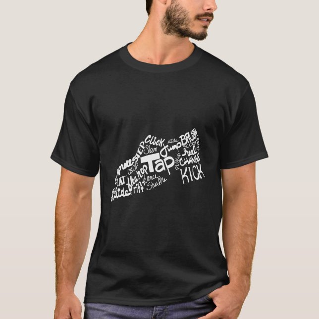 T-shirt Tb Dance Tap Dance Chaussure Termes (Devant)