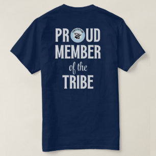 T-shirt TBA Fier membre de la tribu Police blanche