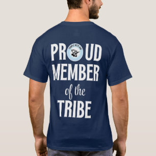 T-shirt TBA Fier membre de la tribu Police blanche