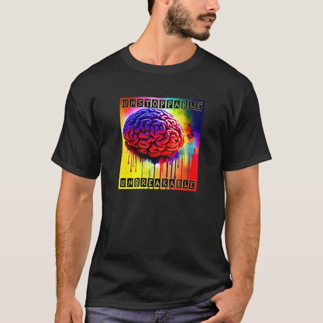 T-shirt TBI Strong  Traumatic Brain Injury  1 (Devant)