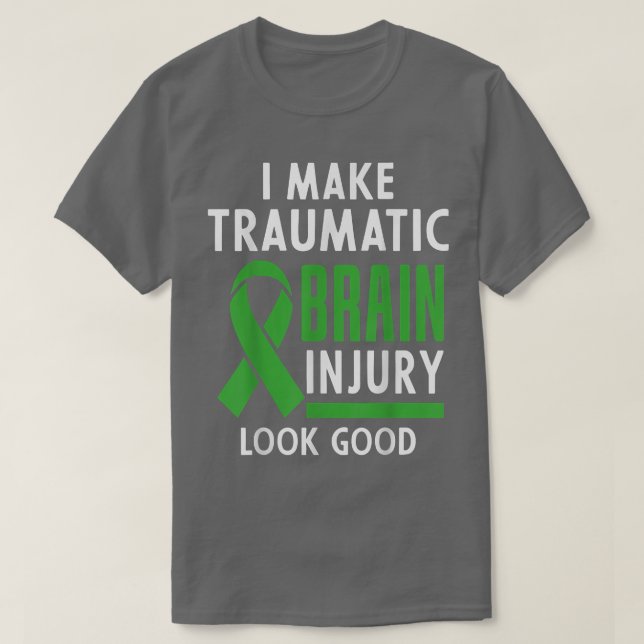 T-shirt TBI Traumatisme Blessures cérébrales Sensibilisati (Design devant)