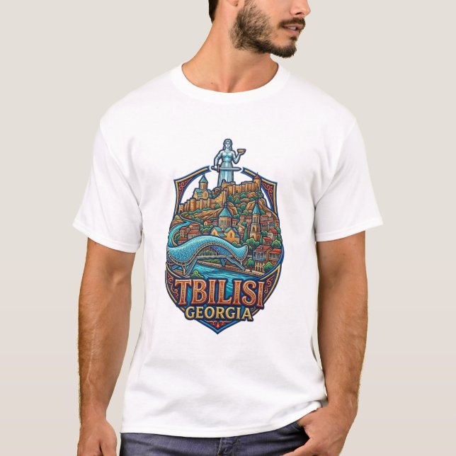 T-SHIRT TBILISI, GÉORGIE (Devant)
