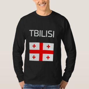 T-shirt Tbilissi Géorgie Drapeau géorgien