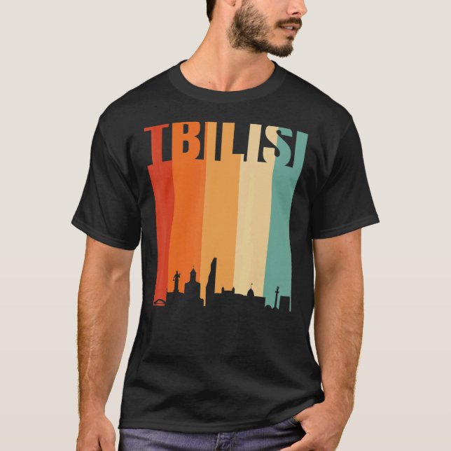 T-shirt Tbilissi Skyline (Devant)