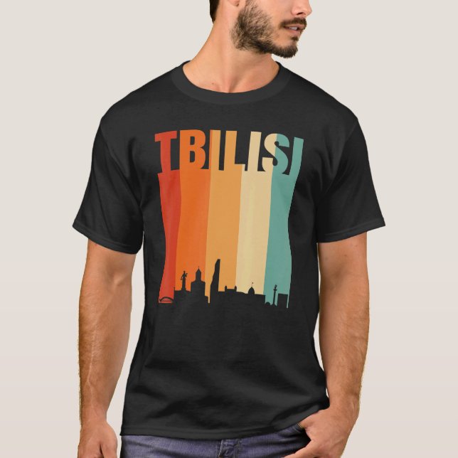 T-shirt Tbilissi Skyline (Devant)