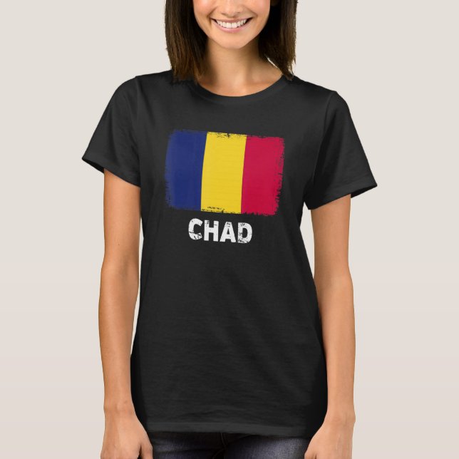 T-shirt Tchad Drapeau soutien peuple tchadien Femmes Homme (Devant)