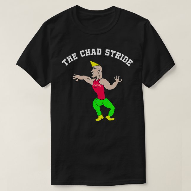 T-shirt Tchad Stride Virgin vs Tchad (Design devant)