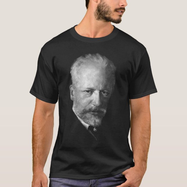 T-shirt Tchaikovsky, compositeur (Devant)