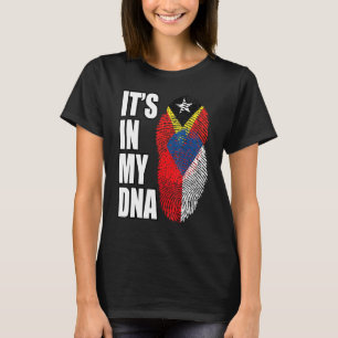 T-shirt Tchèque Et Timorais Mélangent L'ADN Patrimoine Du 