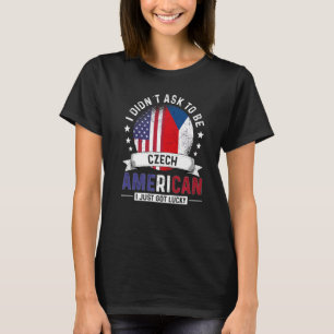 T-shirt Tchèque Pays Américains Drapeaux Pays de Fierté Tc