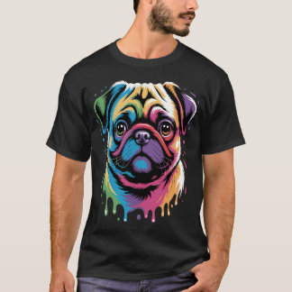 T-shirt Tchiot Caricatural Pop Art Éclaboussure Art Tie-Dy