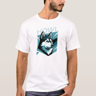 T-shirt Tchiot husky sibérien – Chien loup arctique