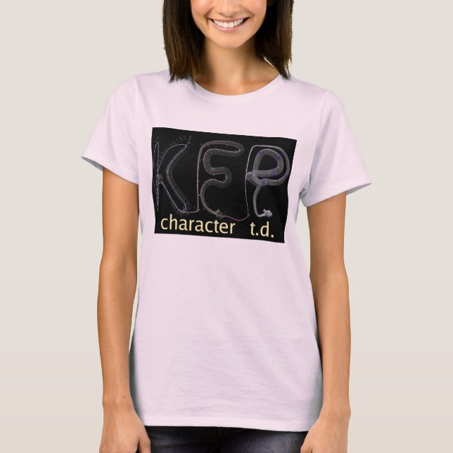 T-shirt TD personnage KFP (version sombre) (Devant)