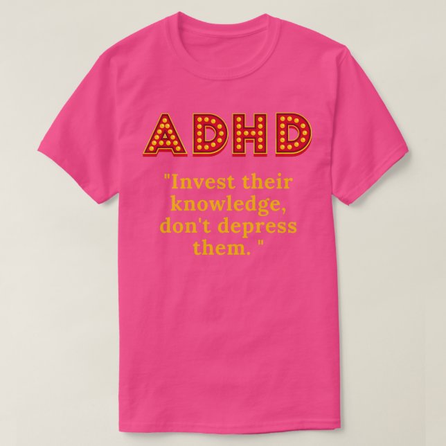 T-SHIRT TDAH 19 (Design devant)