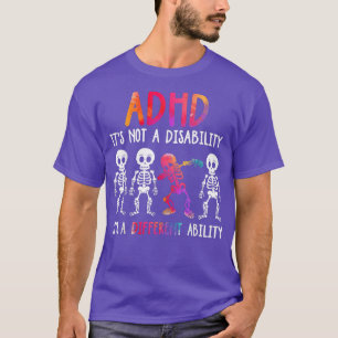 T-shirt TDAH Ce n'est pas un handicap C'est une capacité d