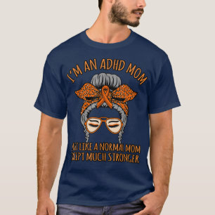 T-shirt TDAH - Mère - Sensibilisation au handicap Orange R